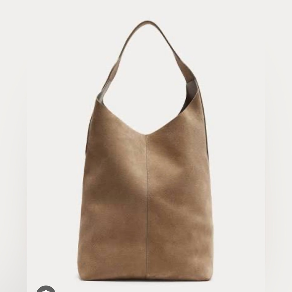 Banana Republic Slouchy Vida Suede Bag